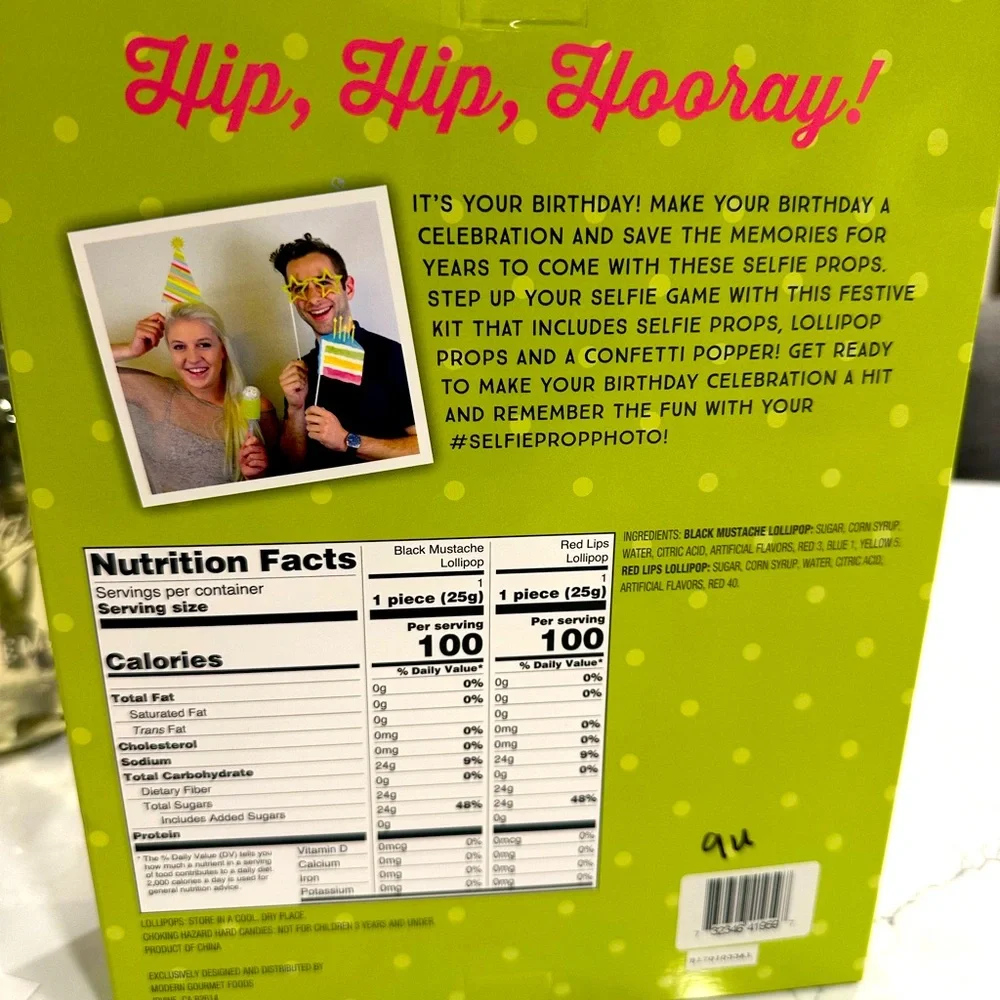 NWT Best Year Yet! Birthday Selfie Kit